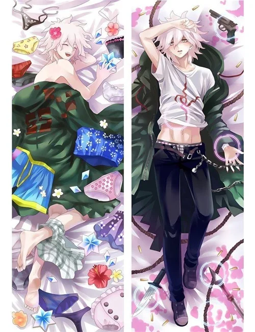 Хит аниме Danganronpa galgame Trigger Happy Havoc Kyouko Kirigiri monokuma Kazuichi Souda наволочка | Дом и сад