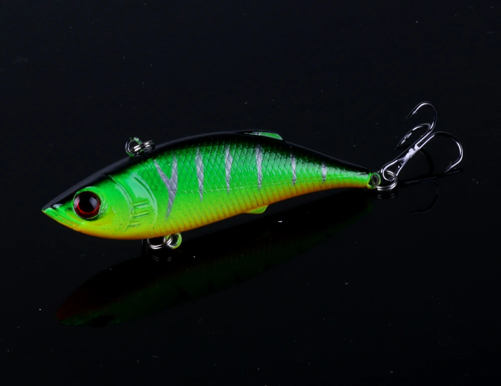 HENGJIA 5PCS Lure Set 3D Eyes Fishing Lures Minnow Bait Tackle Green Color | Спорт и развлечения