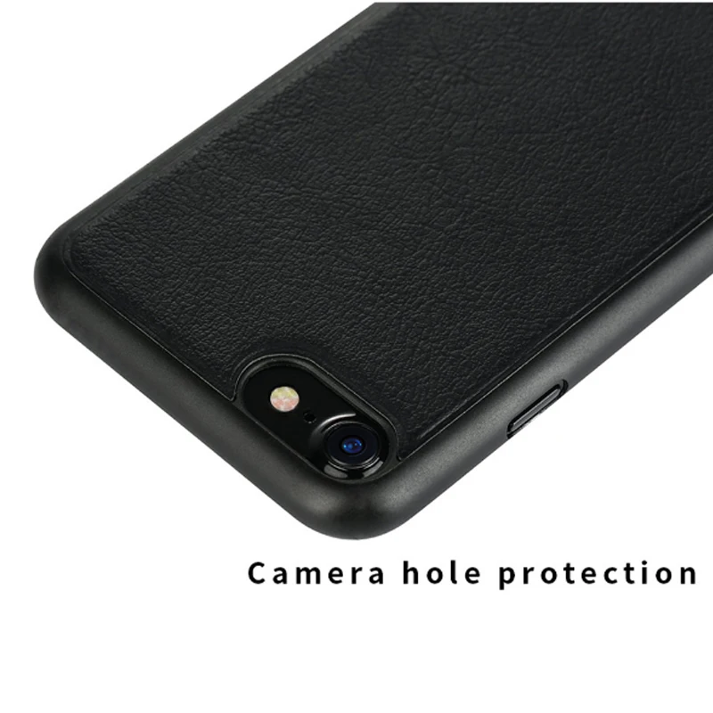 Benks for iPhone 8 / 7 PP+ PU Leather Case Slim Fit Protective Cover and Build-in Magnetic Car Mount Plate /8 Plus |