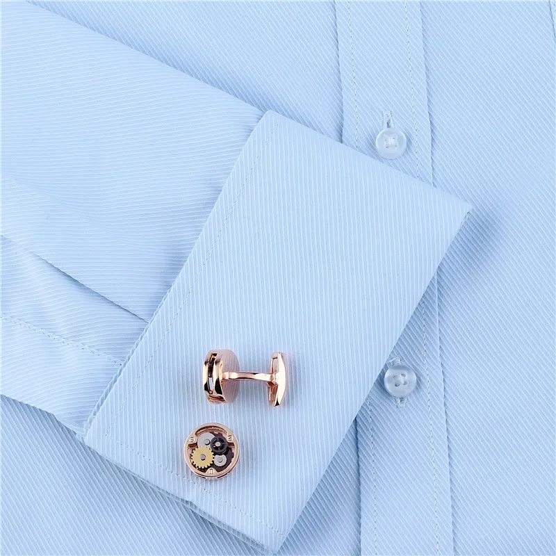 HAWSON запонка двигатель links рубашка для мужчин Slim Fit для мужчин бизнес запонки со встроенным механизмом