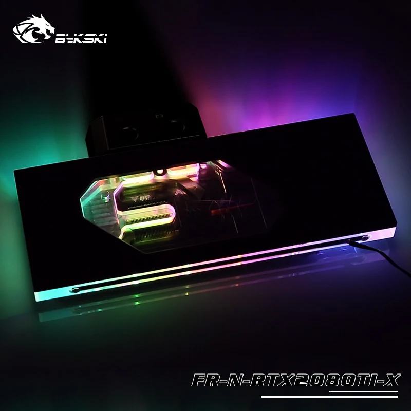 Bykski графический блок с полным покрытием для основателей RTX 2080/2080ti графическая