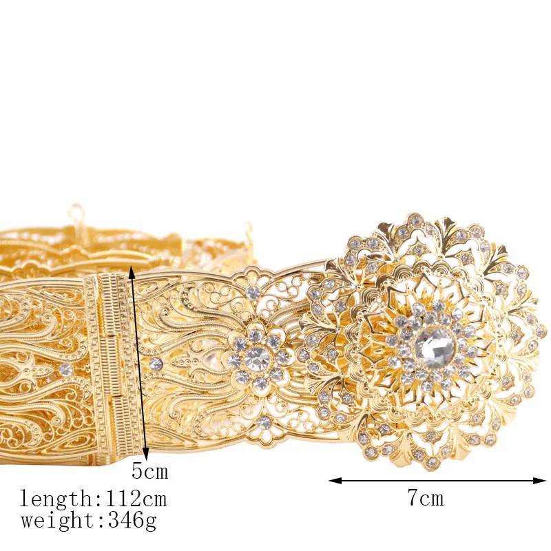 The latest style hollow belly chain belt retro European ladies hollow flower metal belt