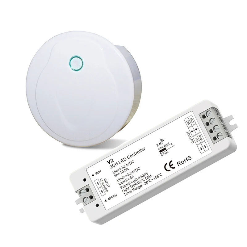 Новый светодиодный Wi Fi регулятор температуры цвета 12 24 в приемник постоянного