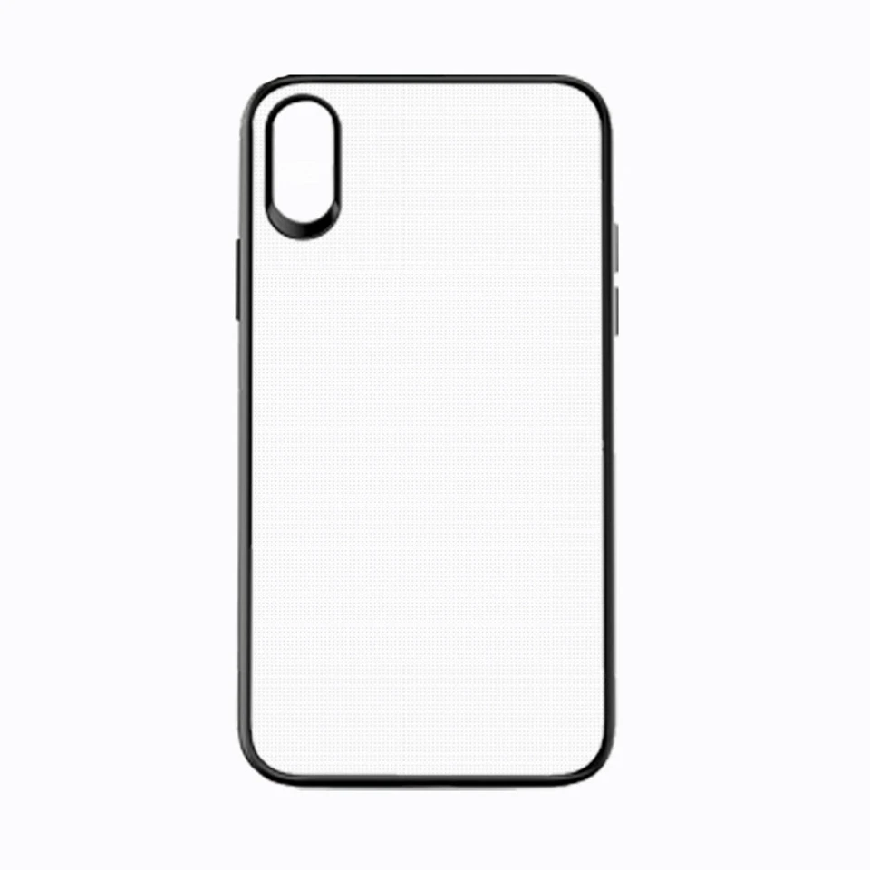 Xiaomi чехол для телефона для iPhone X XR XS Max 8 7 Plus прозрачный из ТПУ и ПК чехол противоударный цветной каркас задняя крышка