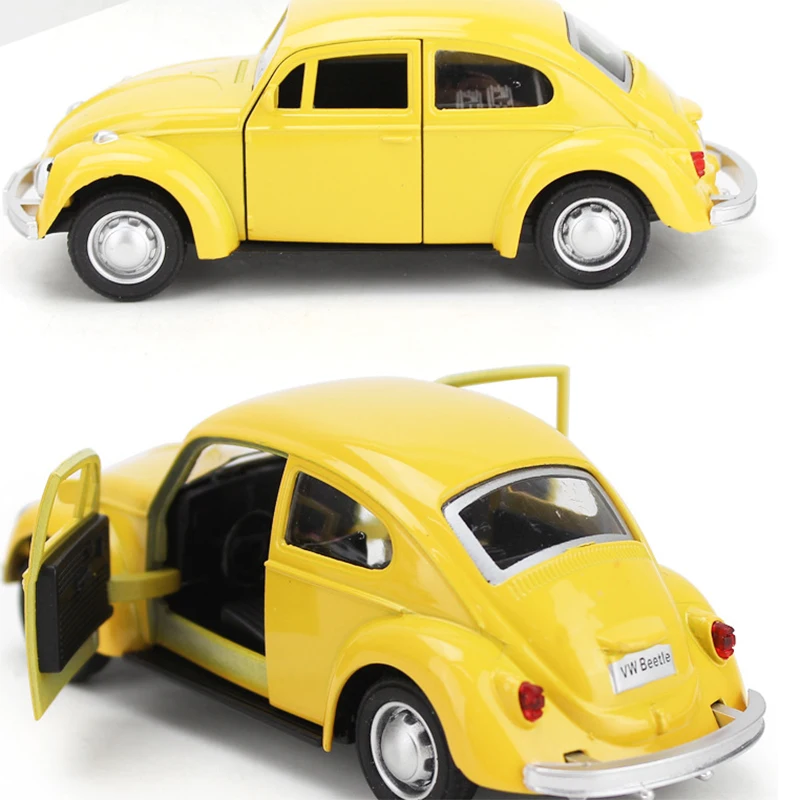 Новинка 1/32 немецкий Volkswagen Vw Classic Beetle Bug литый под давлением металлический