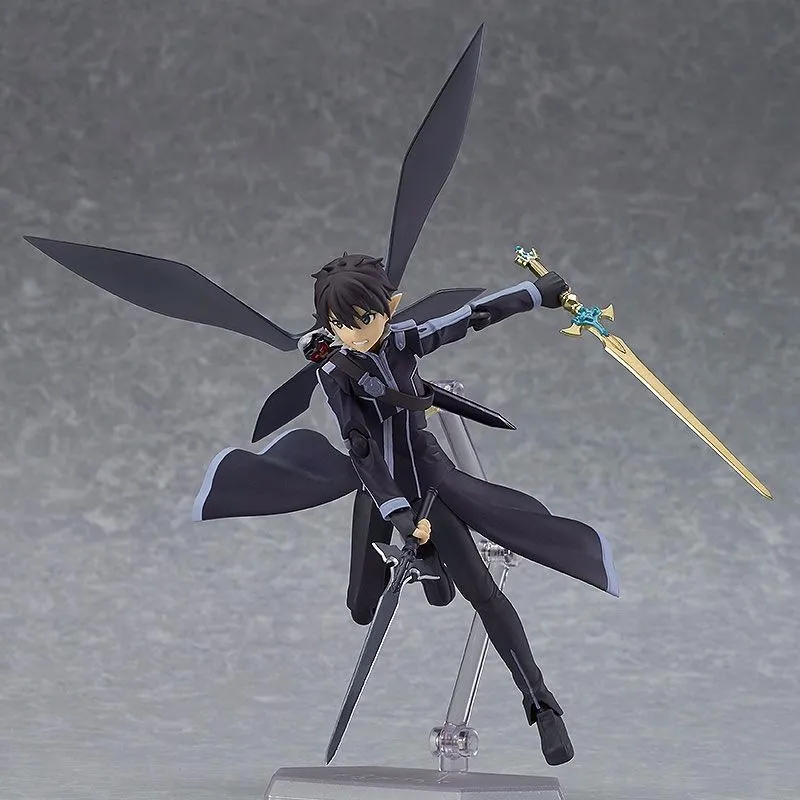 Figma Аниме Sword Art Online 15 см Ausna kirigaya kazuto штучная фигурка игрушки