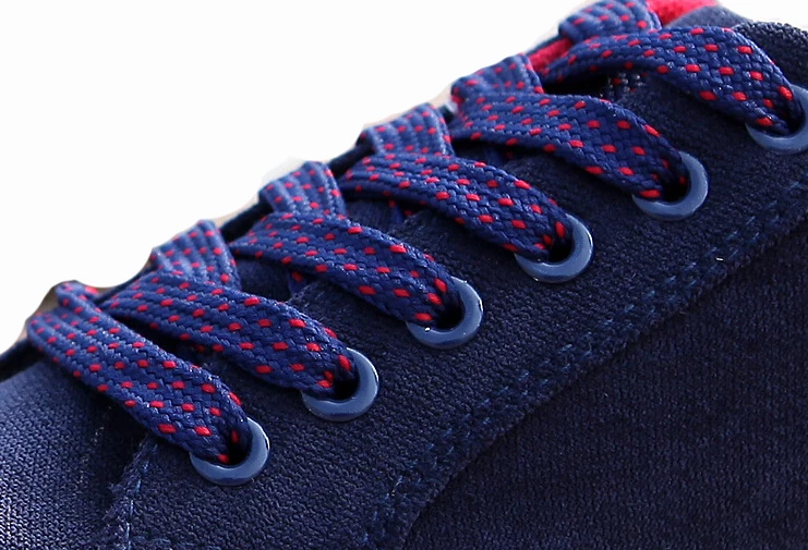 Мужские парусиновые туфли темно-синие повседневные на плоской подошве обувь для