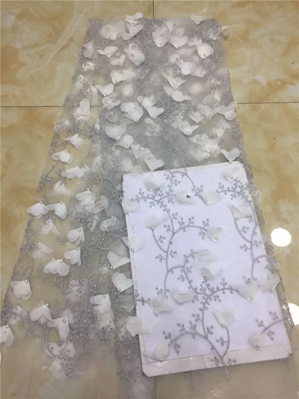 Африканская кружевная ткань французский высококачественный свадебный вышитый