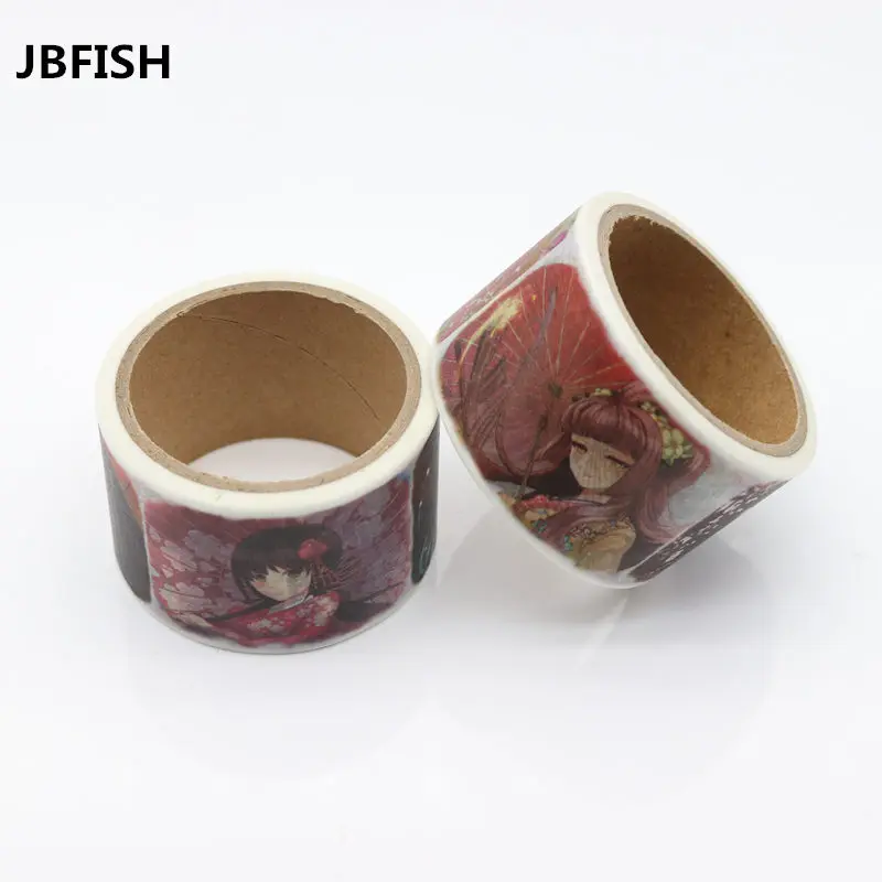 JBFISH высокое качество Васи бумажная лента/красивая девушка и шарф Маскировка