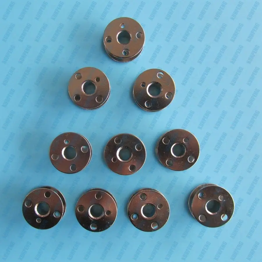 10 шт Металлические роторные катушки для бытовой швейной машины (серебро) | Дом и