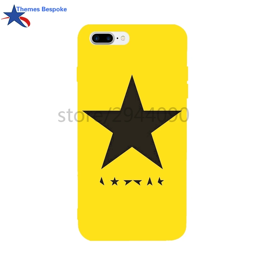 Дэвид Боуи Блэкстар для iPhone Case 7/8 4.7 дюймов антидетонационных мягкая Вернуться