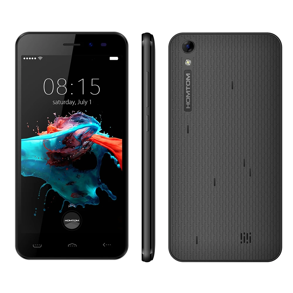 HOMTOM HT16 смартфон 5 0 дюймов 1 ГБ Оперативная память 8 Встроенная Android 6 4 ядра 1280x720 MT6580
