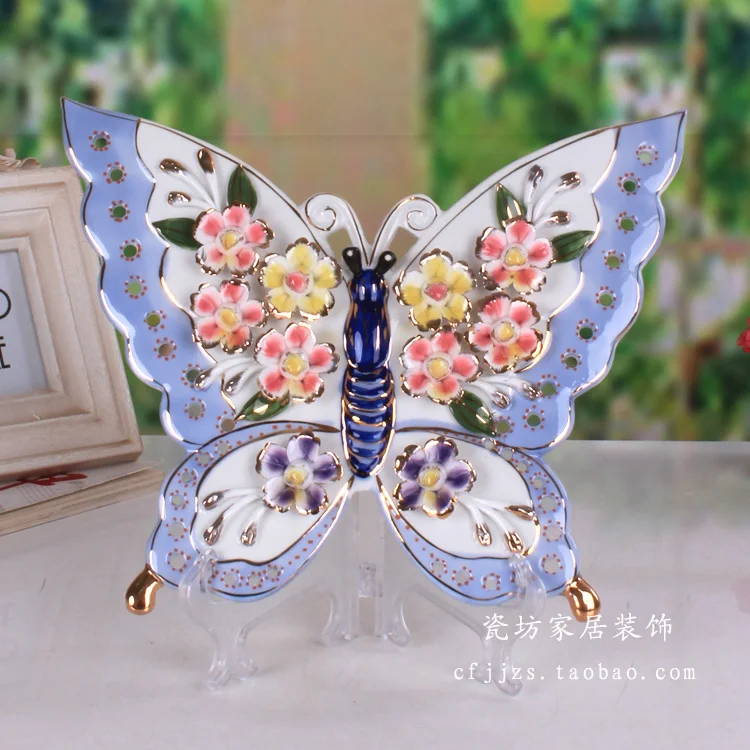 Обувь с украшениями в виде цветков и бабочек декоративная настенная посуда