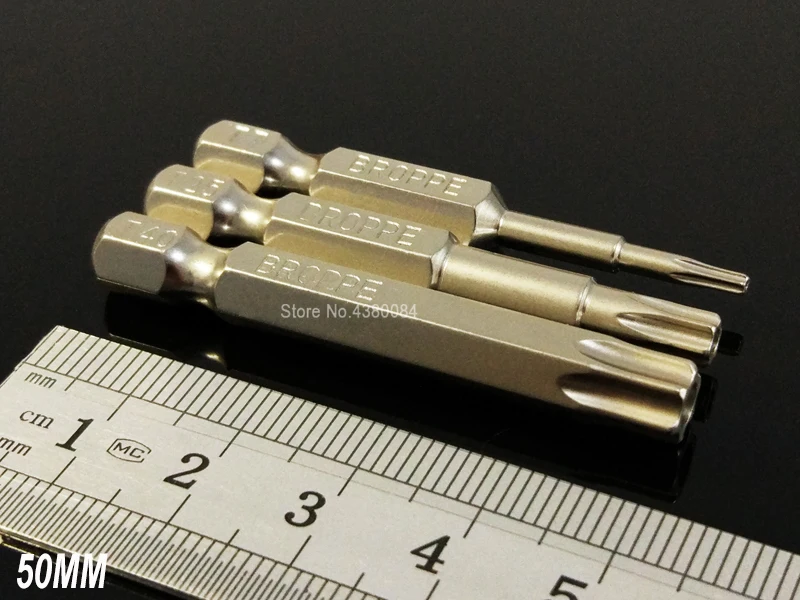 12 шт. Набор 50 мм магнитная головка отвертки TORX 1/"(6,35 мм) шестигранный хвостовик электронный Ремонтный комплект S2 легированная сталь механические ручные инструменты