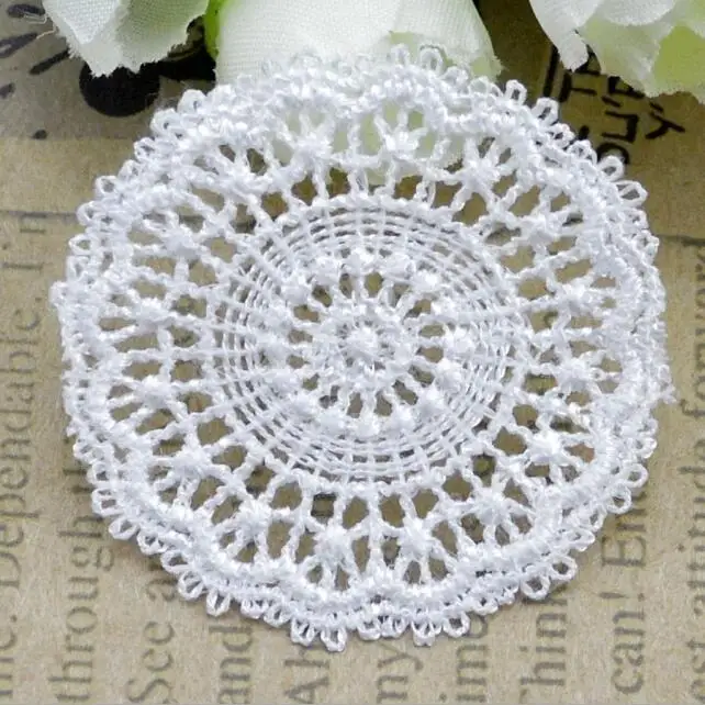 100 шт. Водорастворимые Вышитые Кружевные патчи Швейные аксессуары для рукоделия