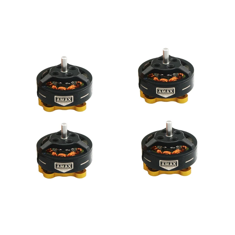 4 шт. AMAXinno 1103 7500KV 1 2S 3 8g бесщеточный двигатель для радиоуправляемых дронов FPV