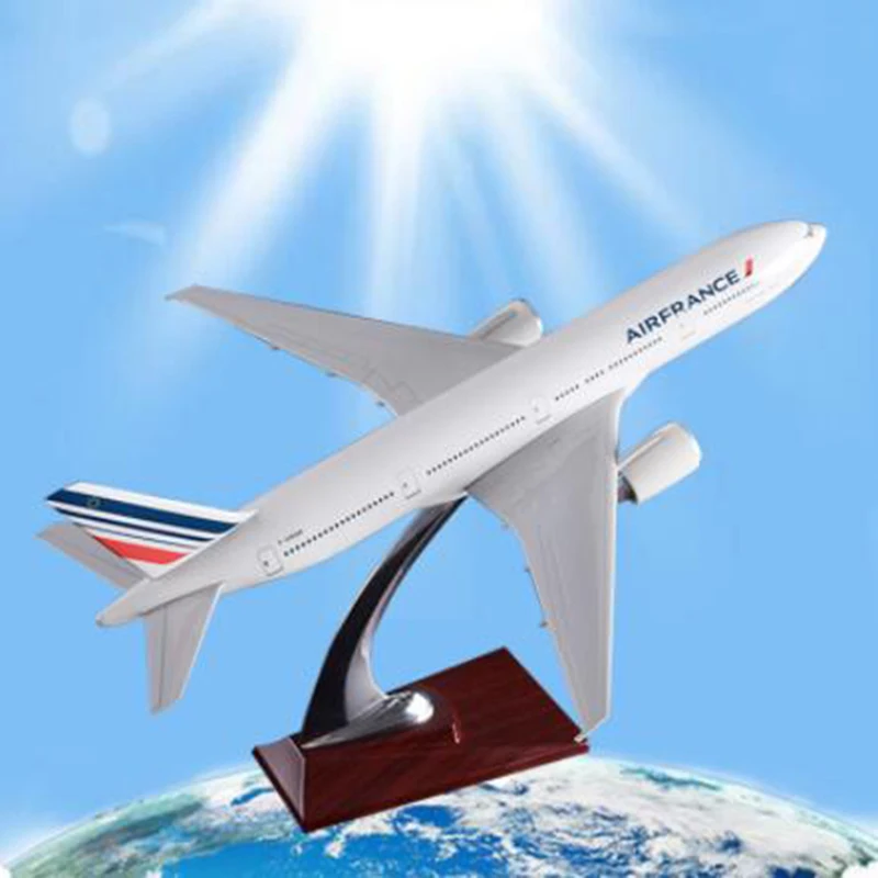 32 см коллекционные Boeing777 AirFrance игрушечные модели самолетов airlines Самолет литья под