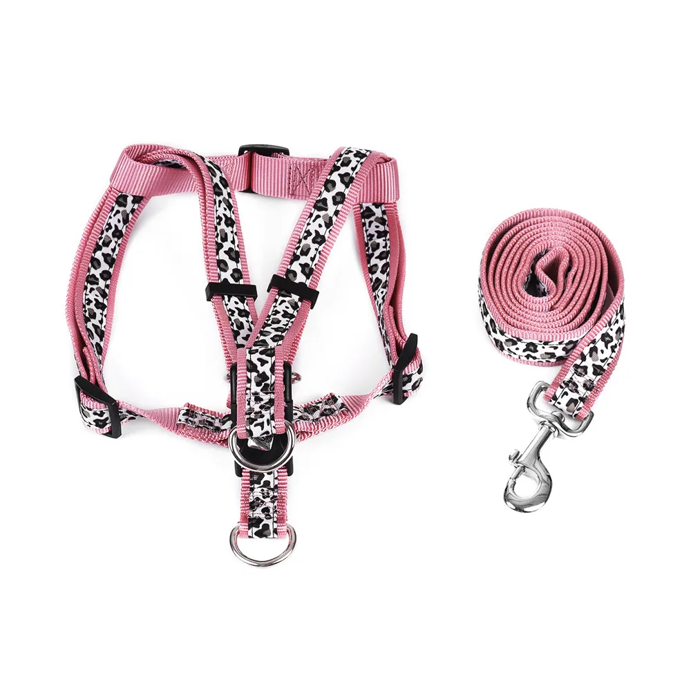 2 шт. шлейка для собак с леопардовым принтом 1 м|large dog harness|dog harnessdog harness large |