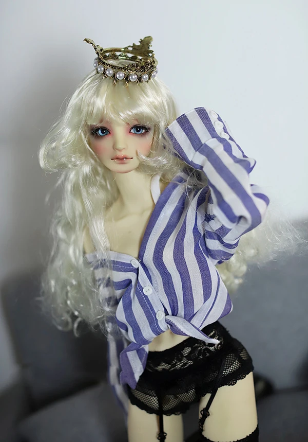 Одежда BJD белый и синий цвета желтая рубашка подходит для 1/3 1/4 MSD SDGR16 Аксессуары