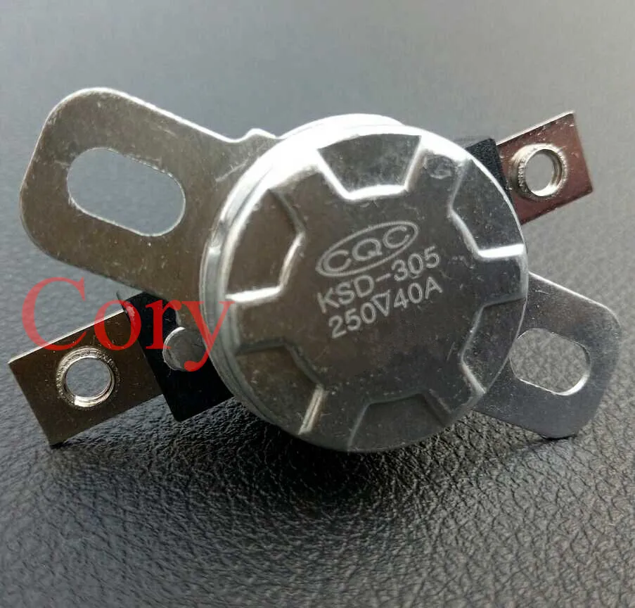 

Биметаллический термостат KSD305 250В 40А черный/серебристый