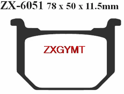 Комплект полуметаллических тормозных колодок для SUZUKI GN 250 GN250 1986-1997 передний и