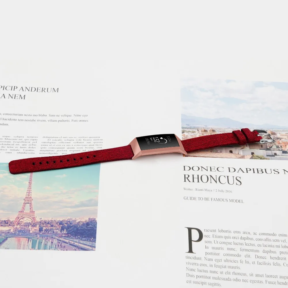 8 цветов, ремешок для Fitbit Charge 3, умный Браслет, сменный мужской Т-образный ремешок, холст, нейлон, мужские и женские умные часы, аксессуары