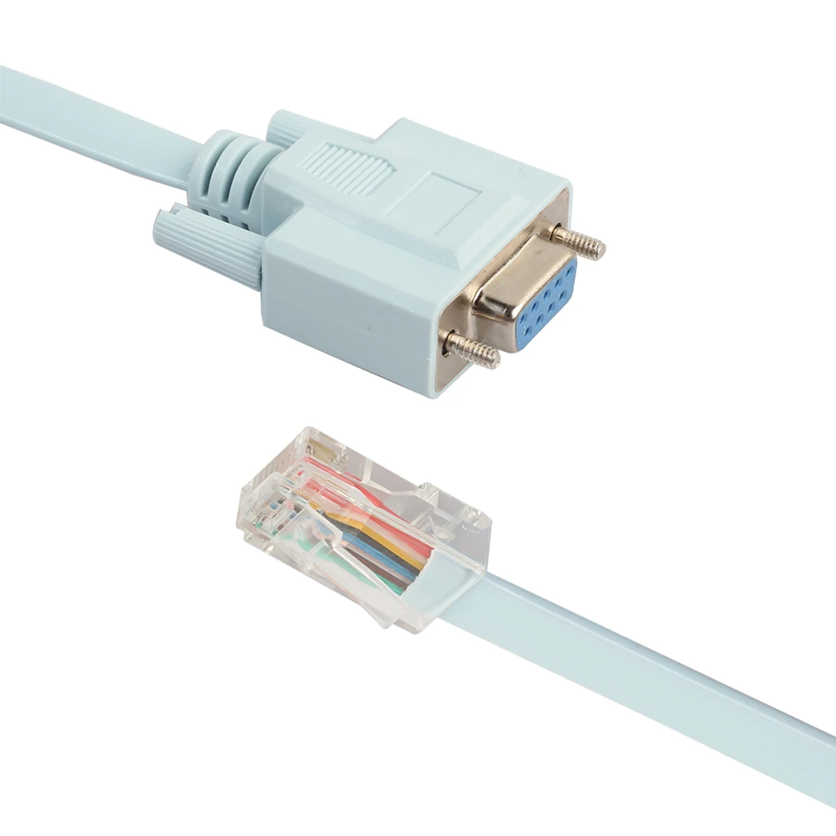 Кабель переходник DB9 на консоль RJ45 5 футов|Компьютерные кабели и разъемы| |