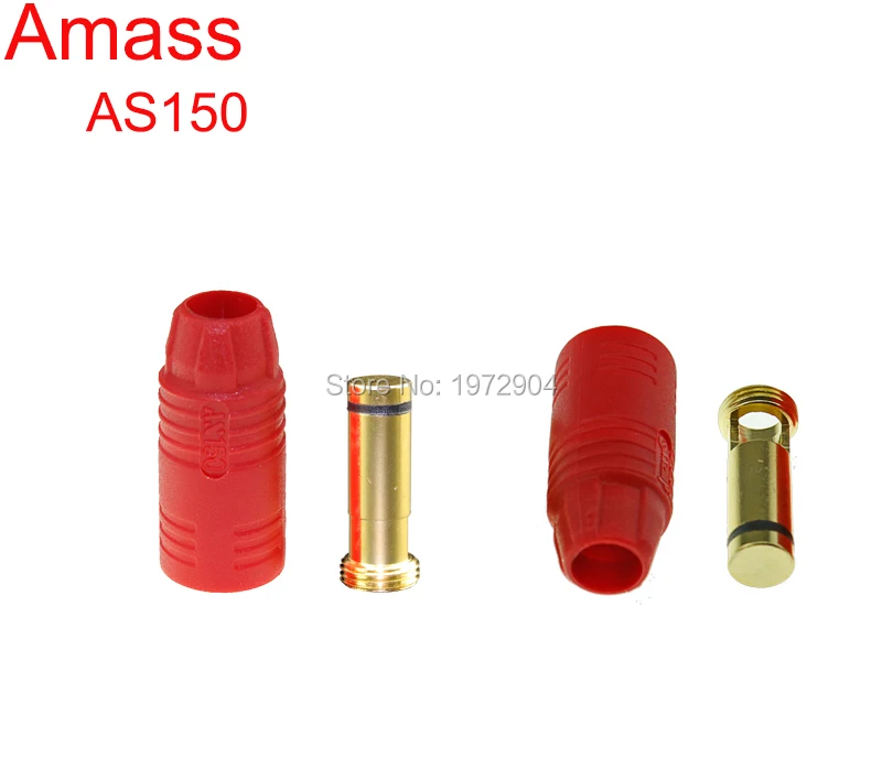 Оригинальный Штекерный разъем Amass AS150 типа банан для 150 А большой ток 6 мм банан|amass