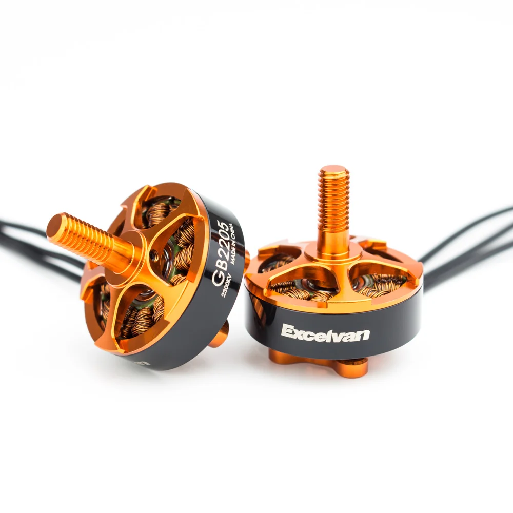 Официальный бесщеточный двигатель Emax мотор GB2205 Excelvan CW для FPV RC дрона-черный 2600KV |