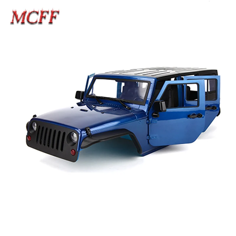 Blue RTR 313 мм корпус колесная база корпус клетка для 1/10 RC Гусеничный автомобиль SCX10 SCX10 II TRX4 90046 - Цвет: Blue