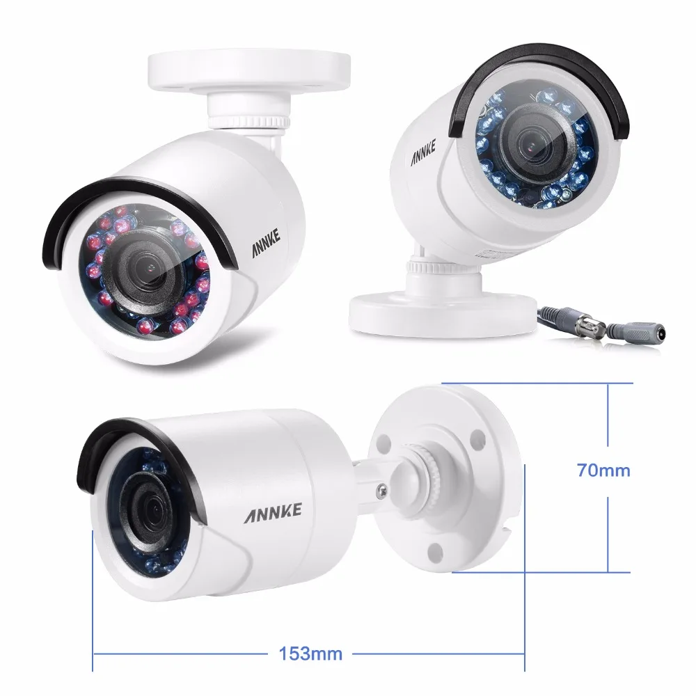 Annke комплект 1080 P hd tvi 4ch dvr 4 шт. камеры outdoor home security system | Безопасность и защита