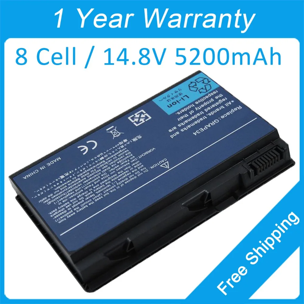 Новый 8-элементный Аккумулятор для ноутбука acer Extensa 7620 7420 7220 7620Z 5610 5630ZG 5620ZG 5630EZ