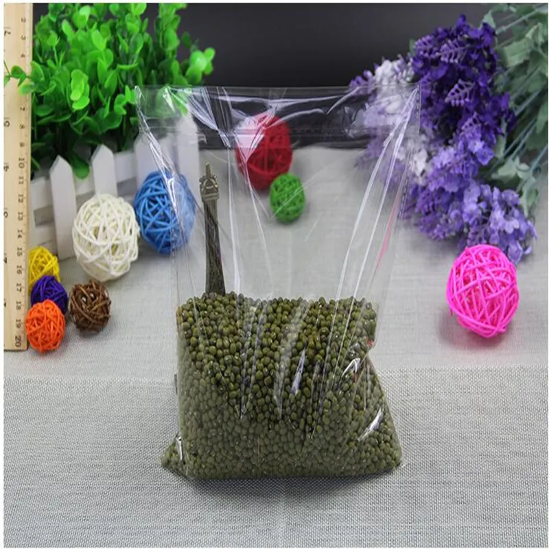 100 шт./лот многоразовые целлофановые OPP Полиэтиленовые пакеты самоклеющиеся