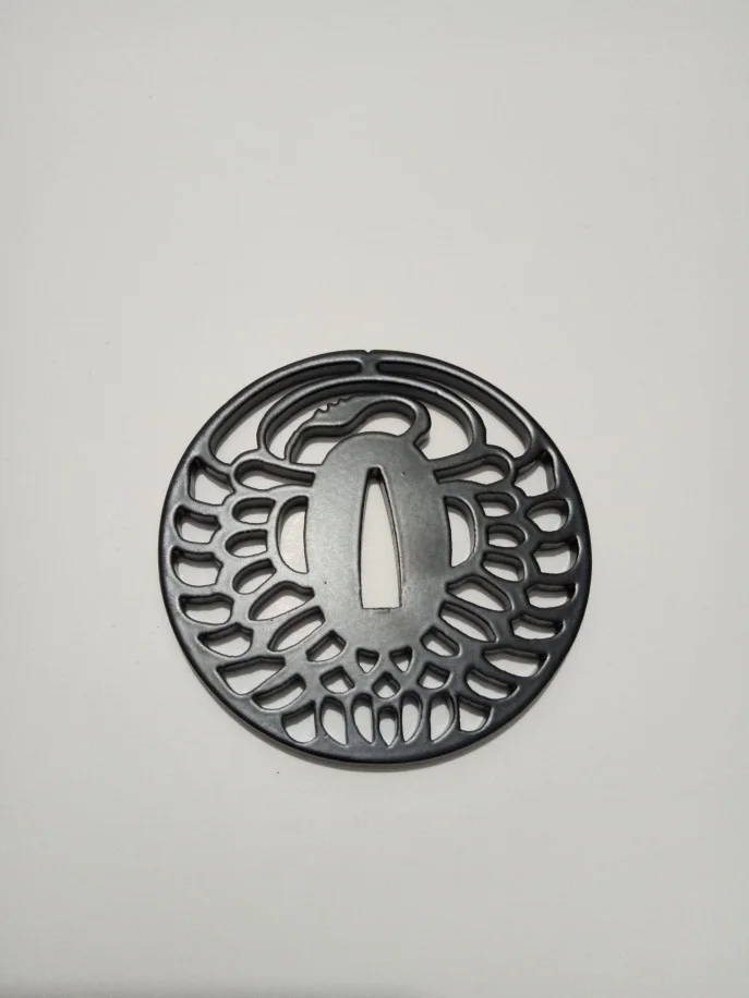 Высококачественная японская железная защита Tsuba для самурая Катана Меч ограждение ножа Wakizashi ручной работы DIY фитинги Новые