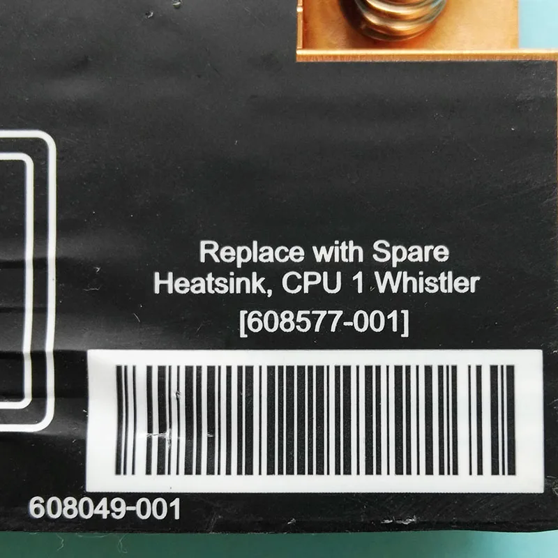 Новый оригинальный для HP ProLiant Blade BL490c G7 CPU 1 процессор радиатор тепловой модуль 608577
