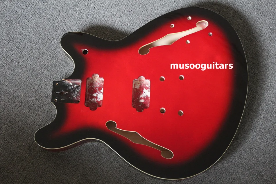 Новый бренд Проект завершен Электрогитара Комплект красного цвета | Спорт и