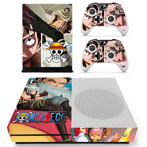 1584 Новая наклейка на кожу для Xbox One S консоль и контроллеры для Xbox One тонкая наклейка на кожу s виниловая-Аниме one piece Luffy - Цвет: 1584