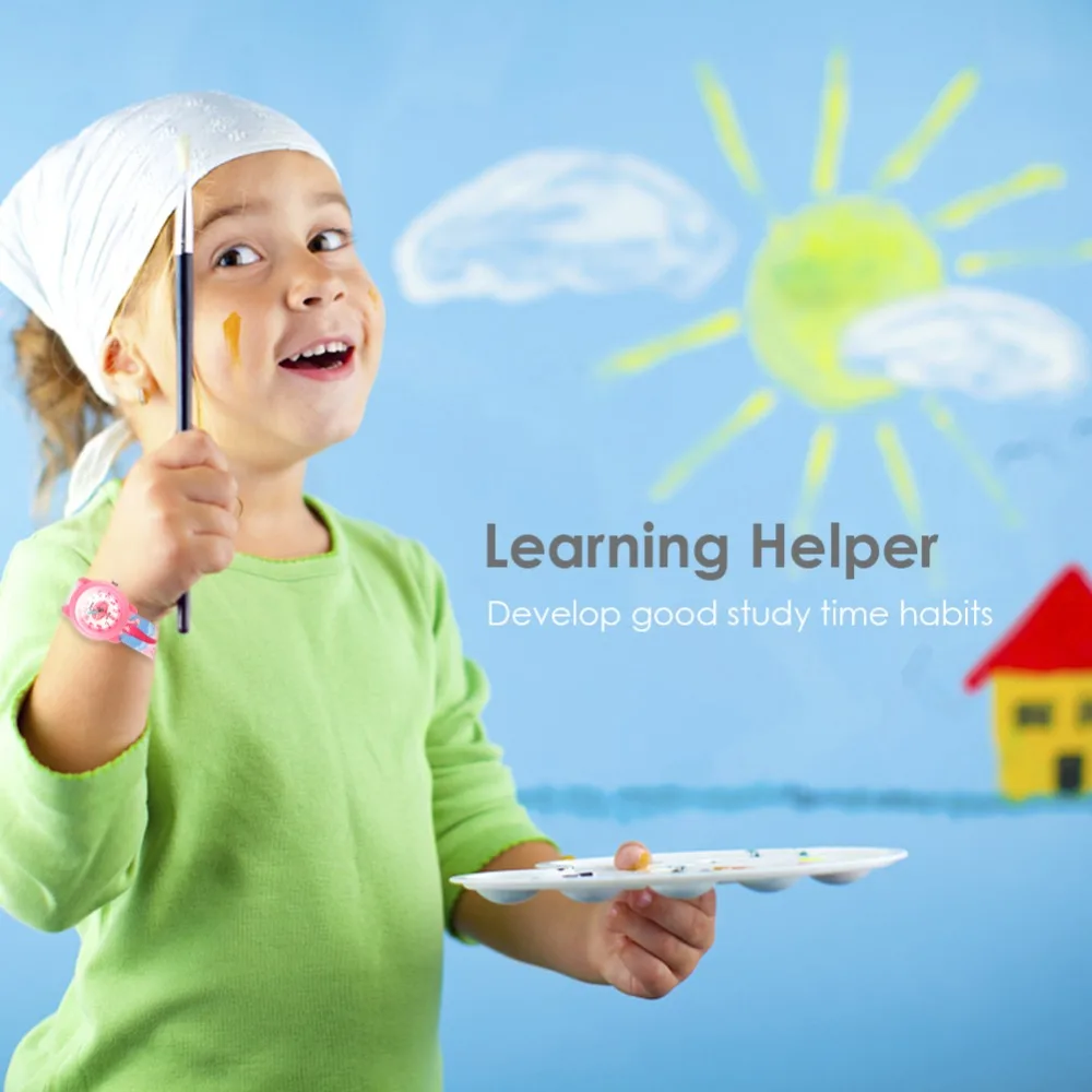 Водонепроницаемые Детские часы для мальчиков и девочек аналоговые малышей с