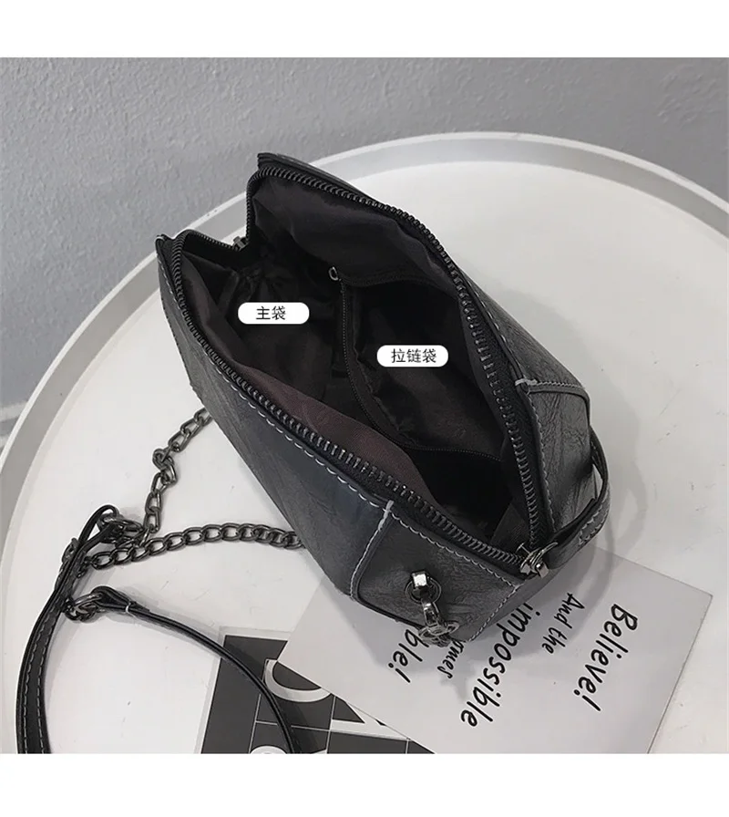 Женская сумка шикарная сумочка на цепочке 2019 новая волна ретро через плечо