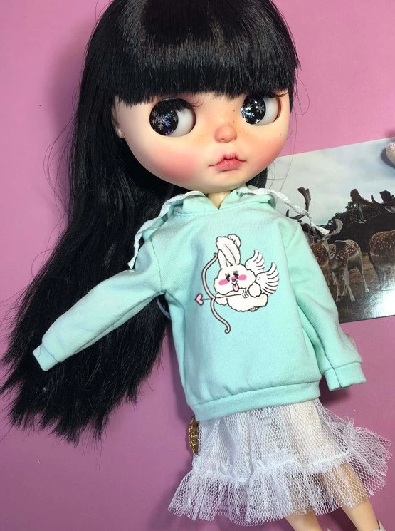 1 шт. Blyth Куклы Принцесса Газовая юбка 4 цвета кружевное платье для blyth azone 1/6 bjd 30 см аксессуары для кукол Одежда для кукол