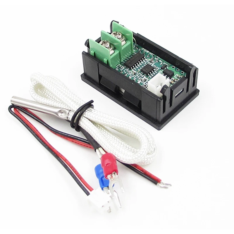 Red Xh-B310 Промышленный Цифровой Термометр 12V Температура измеритель K-Тип регулятор температуры с термопарным - Цвет: Red