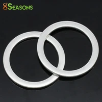 8seasons closed jump rings for connectorspendants jewellry findings silver color 3 3cm1 28 dia20pcs b28368