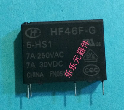Горячая новинка HF46F G 5 HS1 5VDC 5V 7A 250VAC реле DIP4|Реле| |