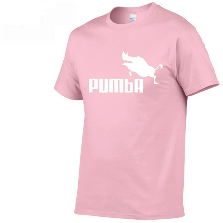 2019 funny tee cute t shirts homme Pumba men casual short sleeves cotton tops cool tshirt summer jersey costume t-shirt | Мужская одежда