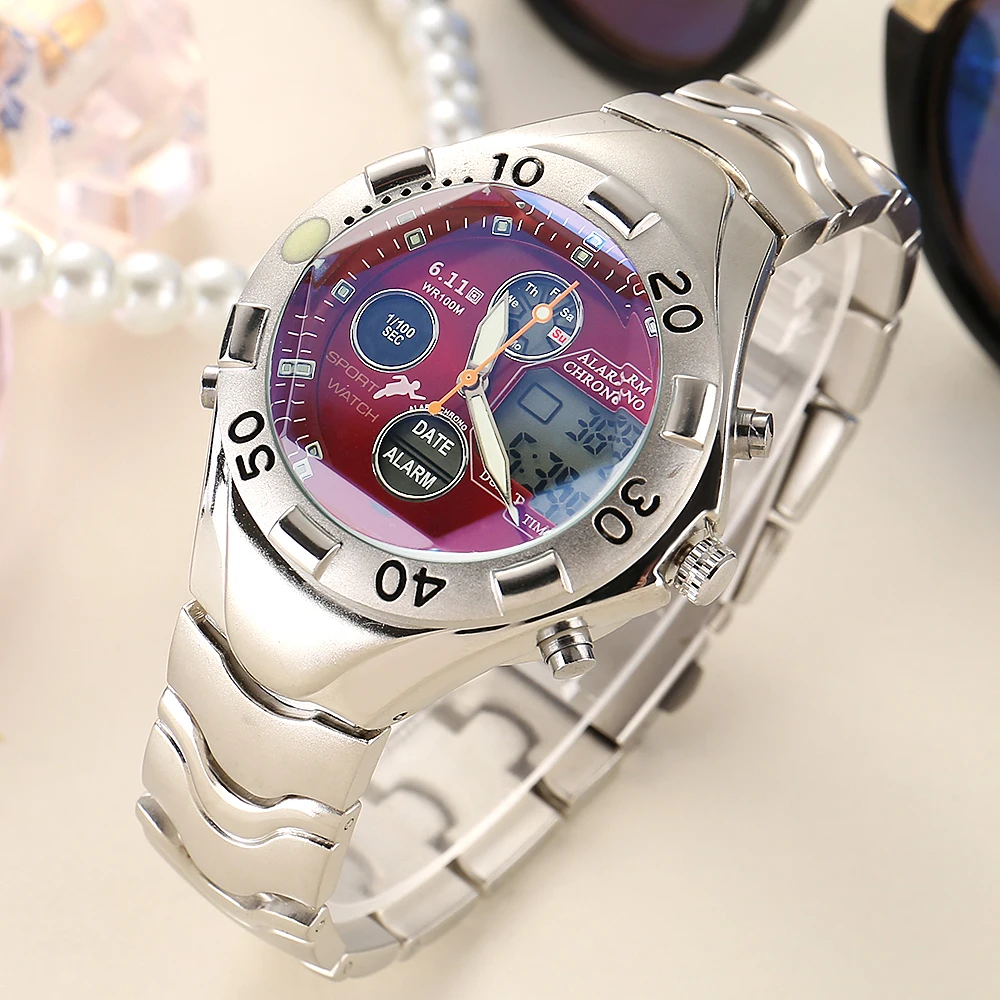 6 11 люксовый бренд женские спортивные часы цифровые светодиодные армейские