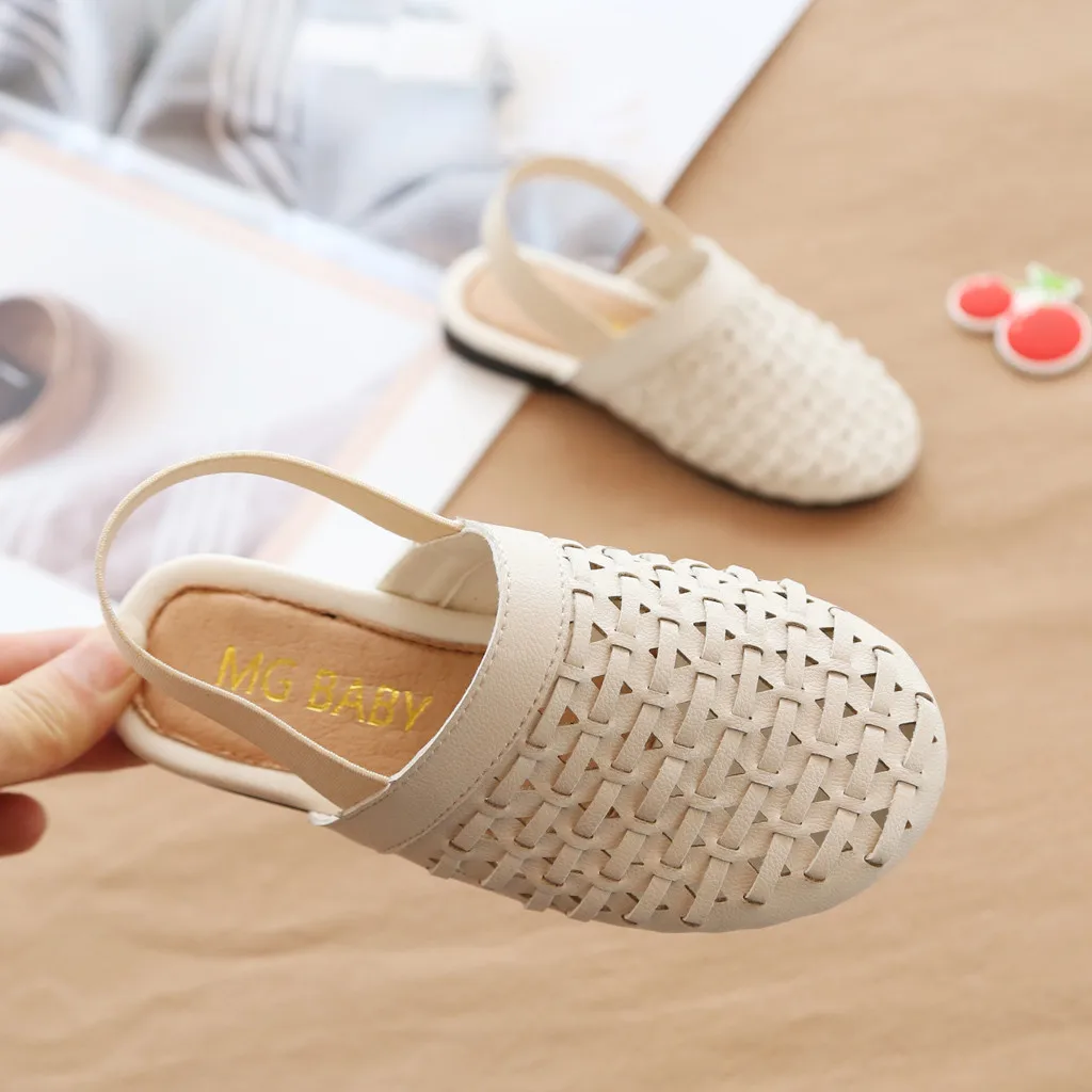 Сандалии Детские в римском стиле модная летняя повседневная обувь для девочек