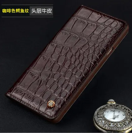 JC06 Чехол-книжка из натуральной кожи для Meizu Note 9(6,2 ') чехол для телефона для Meizu Note 9 чехол для телефона - Цвет: Coffee 2