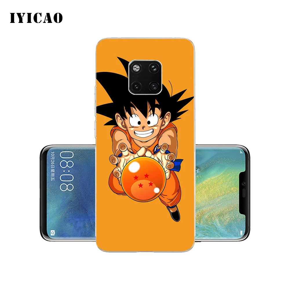 IYICAO kid Goku Dragon ball Мягкий силиконовый чехол для телефона Huawei Mate 10 20 Lite Pro Nova 2 2i 3 3i 4 TPU