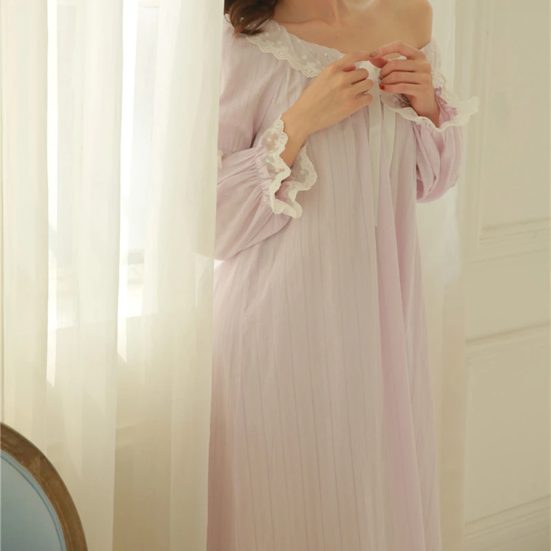 Новое поступление винтажные ночные рубашки пикантные домашнее платье кружевная