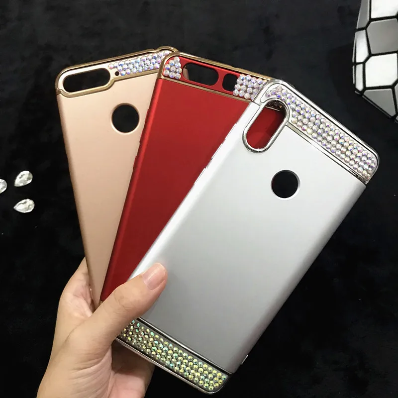 3 IN 1 phone Case for P Smart Huawei Nova 2 lite Plus 3i 3e 2i 2s cover Y9 Y5 Y6 Y7 Prime 2018 Y3 Pro 2017 |